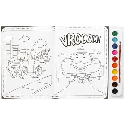 Imagem de Livro - Brincando com Aquarela: Carros