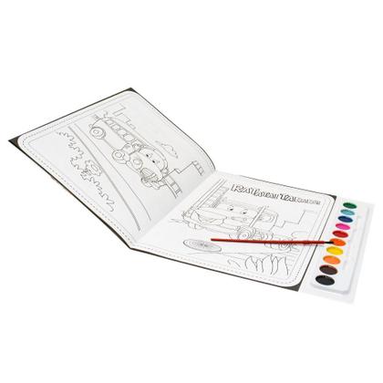 Imagem de Livro - Brincando com Aquarela: Carros