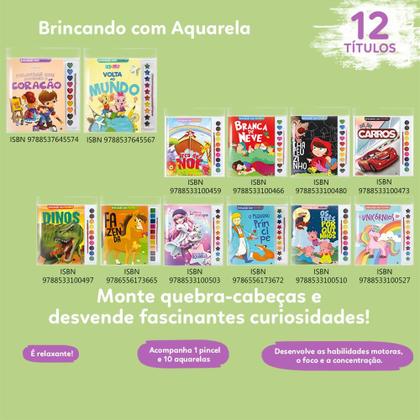 Imagem de Livro - Brincando com Aquarela: Os Três Porquinhos