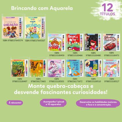 Imagem de Livro - Brincando com Aquarela: Unicórnios