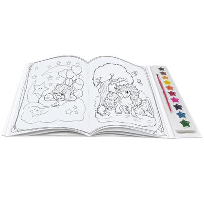 Imagem de Livro - Brincando com Aquarela: Unicórnios
