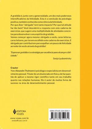 Imagem de Livro - Caderno de exercícios de gratidão