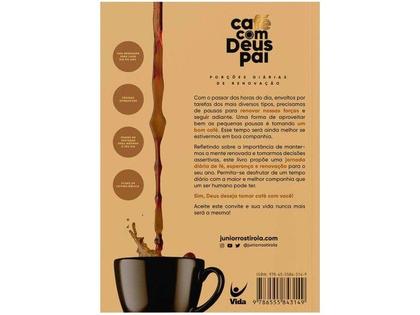 Livro Café com Deus Pai Porções Diárias de Renovação Júnior Rostirola Imagem de Livro Café com Deus Pai Porções Diárias de Renovação Júnior Rostirola