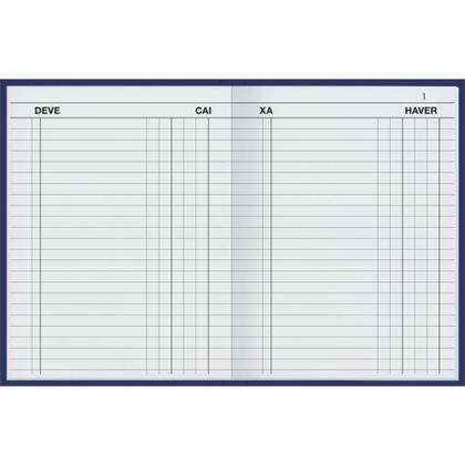 Imagem de Livro Caixa 1/4 50 Folhas Color 23 - Pacote com 10 Unidades