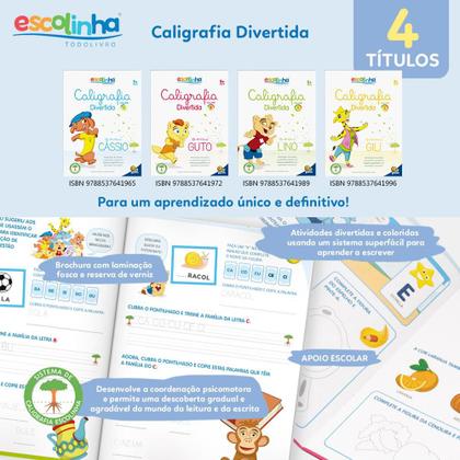 Imagem de Livro - Caligrafia Divertida III: Vol. 4 (Escolinha Todolivro)