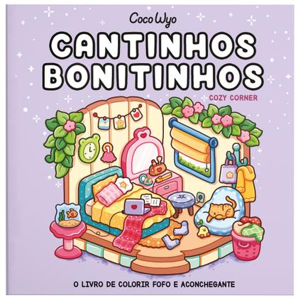 Imagem de Livro - Cantinhos bonitinhos (Cozy Corner) – livro de colorir Coco Wyo