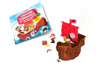 Imagem de Livro Capitão Carranca e o Maior Tesouro do Mundo - Sandra Pina com Brinde