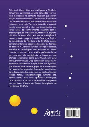 Imagem de Livro - Ciência de dados, business intelligence e big data: conceitos e aplicações