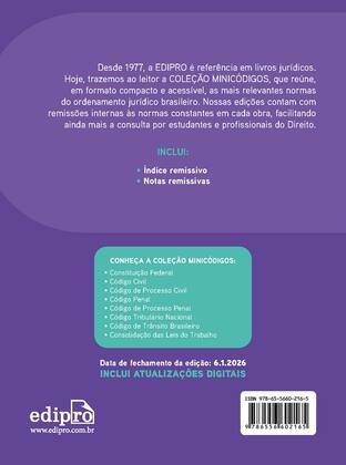 Imagem de Livro - Clt 2026 - Consolidação das Leis do Trabalho