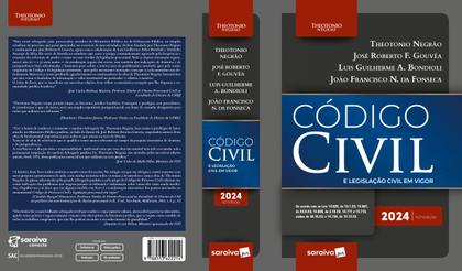 Imagem de Livro - Código Civil e Legislação Civil Em Vigor - 42ª Edição 2024