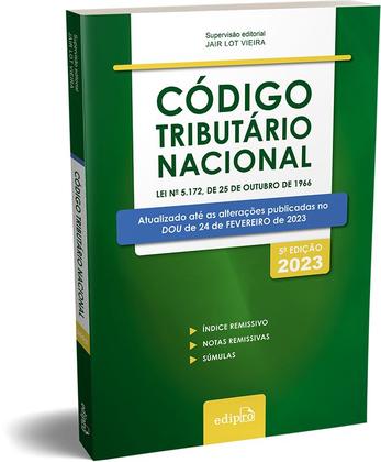 Imagem de Livro - Código tributário nacional 2023