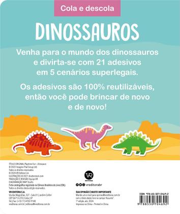 Imagem de Livro - Cola e Descola - Dinossauros