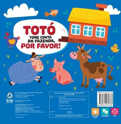 Imagem de Livro - Coleção Levante as Abinhas - Totó, Tome Conta da Fazenda, Por Favor!