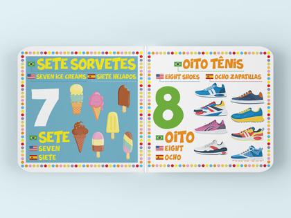 Imagem de Livro - Coleção Minha Primeira Biblioteca Trilíngue - Box com 4 Livrinhos