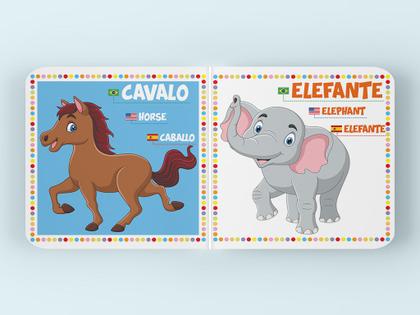 Imagem de Livro - Coleção Minha Primeira Biblioteca Trilíngue - Box com 4 Livrinhos