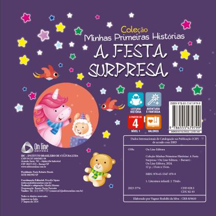 Imagem de Livro - Coleção Minhas Primeiras Histórias - A Festa Surpresa