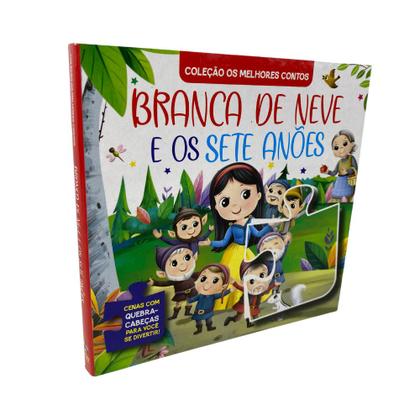 Imagem de Livro - Coleção Os Melhores Contos - Branca de Neve e os Sete Anões | Livro Quebra-Cabeça