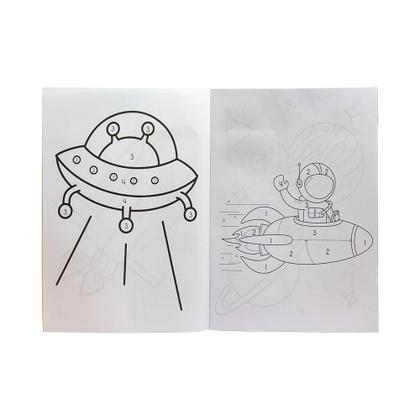 Imagem de Livro - Colorindo por Números: Espaço