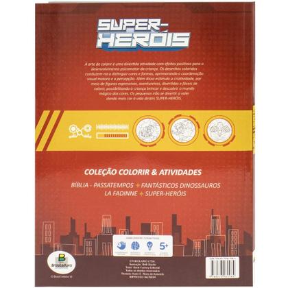 Imagem de Livro - Colorir & Atividades: Super-heróis