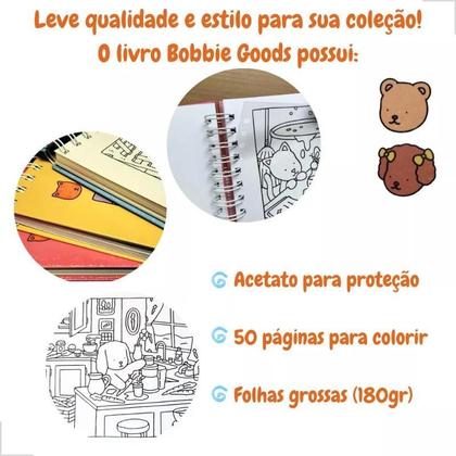 Imagem de Livro Colorir Bobbie Goods Capa Dura 50 Páginas + 48