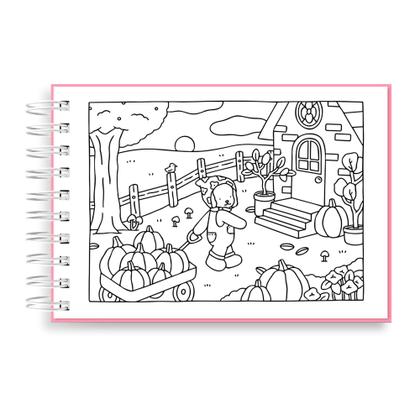 Imagem de Livro Colorir Bobbie Goods Holográfico 50 Páginas 180g Capa Dura + Acetato Envio Rápido