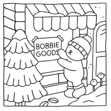 Livro Colorir Bobbie Goods Ursinho 50 Folhas Com 50 Desenho Pintar ...