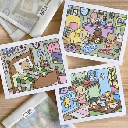 Imagem de Livro Colorir Infantil Bobbie Goods Capa Dura Canetinhas Touch Originais Coloridas Pintar Diversão