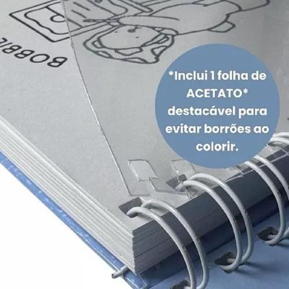 Imagem de Livro Colorir Infantil Bobbie Goods Capa Dura Canetinhas Touch Originais Coloridas Pintar Diversão