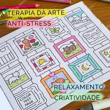 Imagem de Livro Colorir Infantil Bobbie Goods Capa Dura Canetinhas Touch Originais Coloridas Pintar Diversão