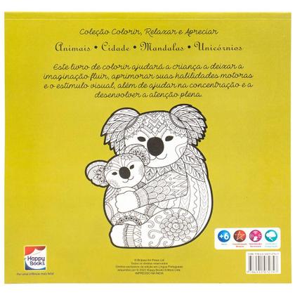 Imagem de Livro - Colorir, Relaxar e Apreciar: Animais