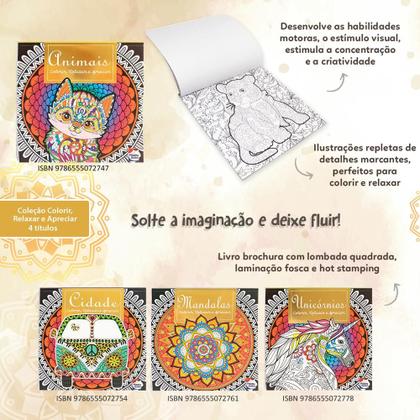 Imagem de Livro - Colorir, Relaxar e Apreciar: Cidade