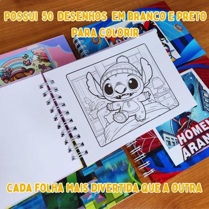 Imagem de Livro Colorir Stitch,Capivara Bobbie Goods Capa Dura Premium