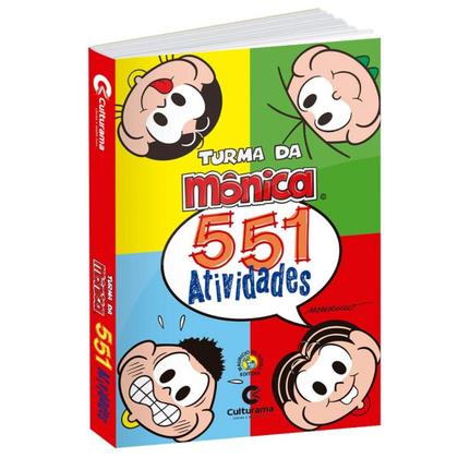 Imagem de Livro com 551 Atividades Turma Da Mônica Infantil Culturama