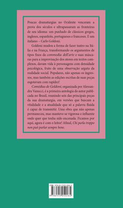Imagem de Livro - Comédias de Goldoni