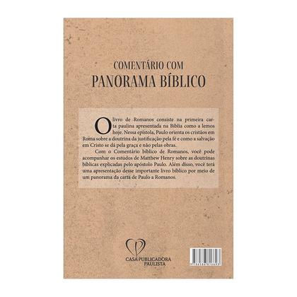 Imagem de Livro - Comentário bíblico de romanos