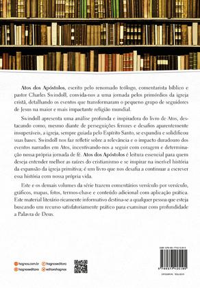 Imagem de Livro - Comentário bíblico Swindoll - Atos dos Apóstolos