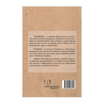 Imagem de Livro - Comentários colossenses, tessalonicenses 1 e 2