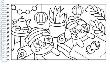 Imagem de Livro - Comfy and Cozy Purple - Livro de Colorir