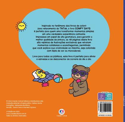 Imagem de Livro - Comfy Days - Livro de Colorir