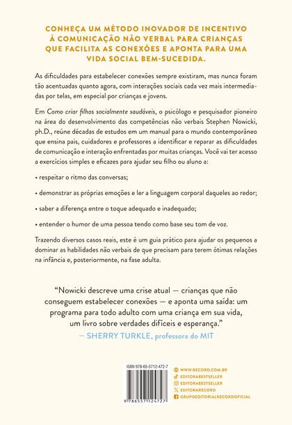 Imagem de Livro - Como criar filhos socialmente saudáveis