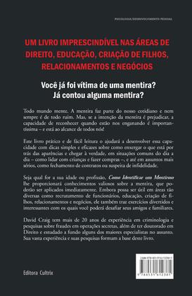 Imagem de Livro - Como Identificar um Mentiroso