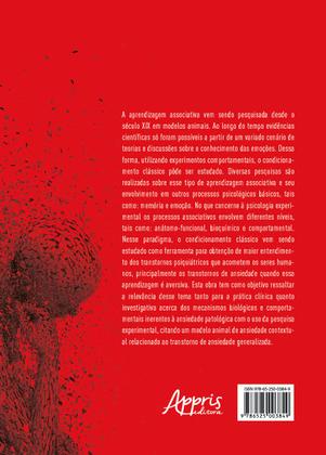 Imagem de Livro - Condicionamento clássico: a ansiedade patológica e um modelo animal de ansiedade