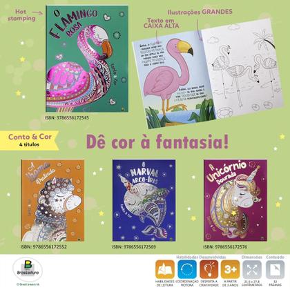 Imagem de Livro - Conto e Cor: O Flamingo Rosa