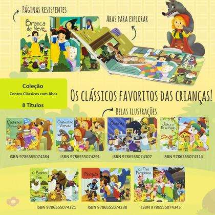 Imagem de Livro - Contos Clássicos com Abas: Pinóquio