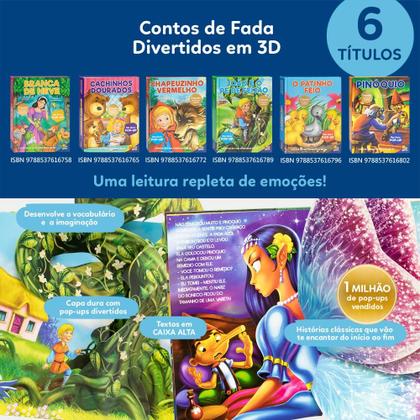 Imagem de Livro - Contos de Fada Div. em 3D: Chapeuzinho Vermelho