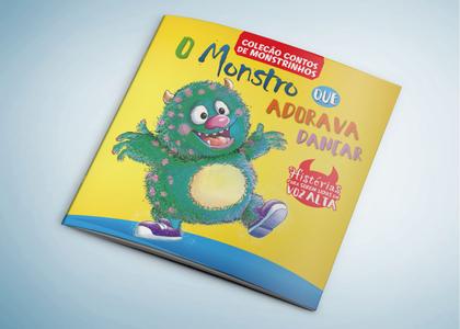Imagem de Livro - Contos de Monstrinhos - O Monstro que Adorava Dançar