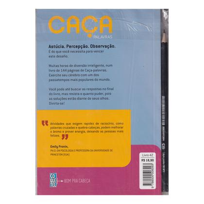 Imagem de Livro Coquetel Caça Palavras Nível Fácil Vol. 42 Com Lápis