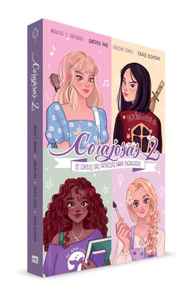 Imagem de Livro - Corajosas 2 — Releituras modernas de contos de fadas, com pintura trilateral, marca-página e ilustrações internas coloridas