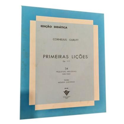 Imagem de Livro cornelius gurlitt primeiras lições op.117 34 pequenas melodias para piano moura lacerda (estoque antigo)
