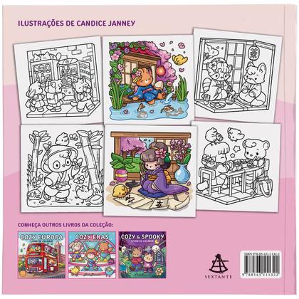Imagem de Livro - Cozy Japão – Livro de colorir